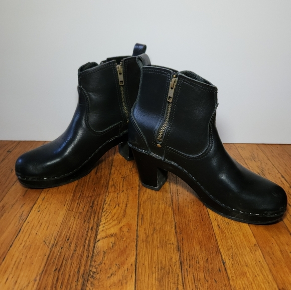 NO. 6 Black Heeled Ankle Boots - Picture 7 of 13